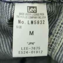 Lee リー LM5932 ヒッコリー ストライプ★ ベイカー イージー テーパード デニム パンツ ジーンズ Sz.M　メンズ 日本製　A4B01461_3#R_画像8