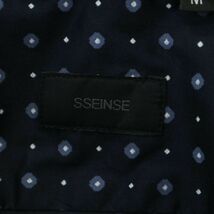 【新品 未使用】 SSEINSE センス 通年 ドット柄 総柄★ 長袖 シャツ Sz.M　メンズ ネイビー　A4T02782_3#C_画像7
