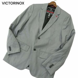 VICTORINOX ビクトリノックス 通年★ 総裏 2B アンコン テーラード ジャケット Sz.40 メンズ グレー A4T02775_3#Oの画像1