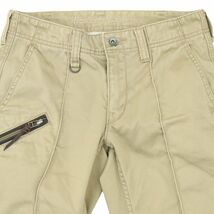 NICOLE CLUB FOR MEN ニコルクラブ フォーメン 通年 ジップポケット★ スリム スラックス パンツ Sz.44　メンズ ベージュ　A4B01449_3#R_画像3