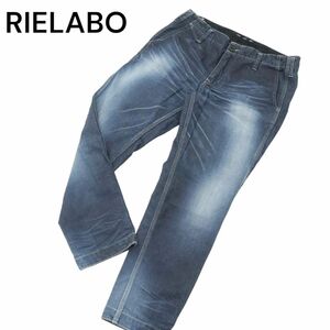 RIELABO リエラボ ニコルクラブ フォーメン 通年 USED加工★ ストレッチ テーパード デニム パンツ ジーンズ Sz.46　メンズ　A4B01444_3#R