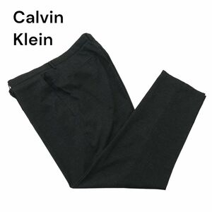 Calvin Klein カルバンクライン PLATINUM 春夏 総柄★ テーパード スラックス パンツ Sz.44 W110　メンズ 大きいサイズ 特大　A4B01550_3#P