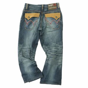 EDWIN エドウィン 441XVS USED加工★ ウエスタン デニム パンツ ジーンズ Sz.32　メンズ 日本製　A4B01517_3#R