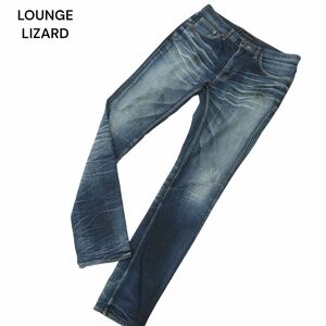 LOUNGE LIZARD ラウンジリザード ヴィンテージ加工★ ストレッチ スキニー デニム パンツ ジーンズ Sz.3　メンズ　A4B01591_3#R