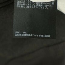 UNIQLO ユニクロ 通年 感動ジャケット★ SLIM FIT 2B アンコン テーラード ジャケット Sz.M　メンズ グレー　A4T03071_3#O_画像8