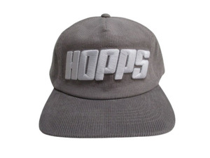 新品☆最安 HOPPS ホップス BIG HOPPS EMB CORDUROY SNAPBACK CAP コーデュロイ スナップバックキャップ グレー.ftc fuckin awesome hockey