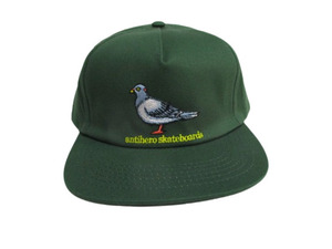 即決☆最安 ANTIHERO アンタイヒーロー LIL PIGEON SNAPBACK CAP フォレストグリーン.アンチヒーロー thrasher doomsayers spitfire