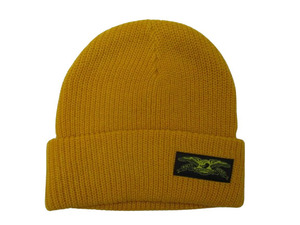 新品☆ANTIHERO アンタイヒーロー STOCK EAGLE LABEL CUFF BEANIE ビーニー GOLD .アンチヒーロー spitfire hardluck doomsayers gx1000