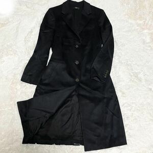 Theory Chesterfield coat long coat CLASSIC COAT long height black lady's M size present tag 