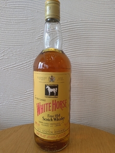 *3073 WHITE HORSE fine old 750ml 43% 目減り ホワイトホース ファインオールド スコッチウイスキー 特級 古酒 長期保管品