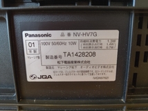 *3271 Panasonic ビデオデッキ NV-HV7G パナソニック 映像機器 2001年製 説明書なし 通電確認済 再生未確認 長期保管品_画像8