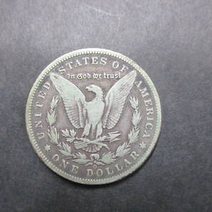 ★アメリカ 1899年(O)モルガン1ドル銀貨 重量26.1ｇ 比重10.2 １枚★の画像2