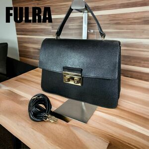 FURLA フルラ ベラ 2way クロスボディ ショルダー ハンドバッグ