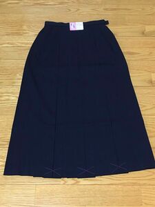 ロングスカート　紺色6BOXスカート　60x80 スクールスカート