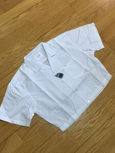 短ランオープンシャツ　Mサイズ半袖超短ランオープンシャツ48センチ 送料無料