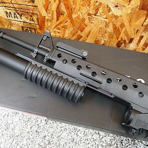 E&C 電動ガン Colt M16A3 M203ランチャー搭載 電子トリガー搭載ver 40mmグレネード対応 EC-702E M16A4の画像7