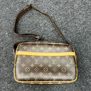 ★1円スタート★LOUIS VUITTON ルイヴィトン モノグラム リポーターPM M45254ショルダーバッグ シリアルSP0052ブラウン 茶色