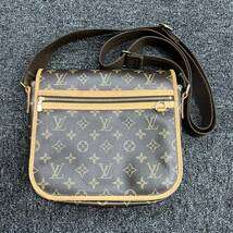 ★1円スタート★ LOUIS VUITTON ルイヴィトン モノグラム メッセンジャーPM M40106/MI0076ショルダーバッグ ブラウン 茶色_画像1