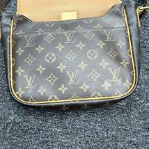 ★1円スタート★ LOUIS VUITTON ルイヴィトン モノグラム メッセンジャーPM M40106/MI0036ショルダーバッグ ブラウン 茶色_画像3