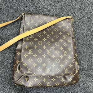 ★1円スタート★LOUIS VUITTON ルイヴィトン モノグラム ミュゼット M51256 ショルダーバッグ シリアルSL0014ブラウン 茶色斜め掛け