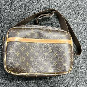 ★1円スタート★LOUIS VUITTON ルイヴィトン モノグラム リポーターPM M45254ショルダーバッグ シリアルSP0918ブラウン 茶色