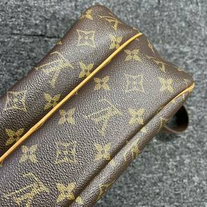 ★1円スタート★LOUIS VUITTON ルイヴィトン モノグラム リポーターPM M45254ショルダーバッグ シリアルSP0918ブラウン 茶色の画像3