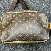 ★1円スタート★LOUIS VUITTON ルイヴィトン モノグラム リポーターPM M45254ショルダーバッグ シリアルSP0062ブラウン 茶色_画像4