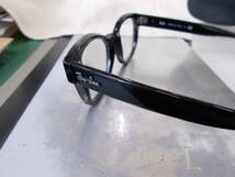 RayBan レイバン お洒落な ウェリントン 眼鏡フレーム RB0880-2000-49_画像5