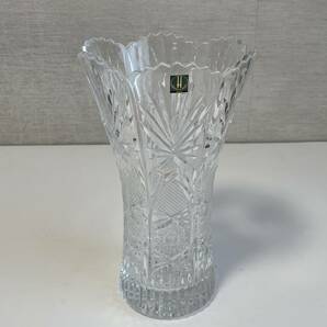 ホヤクリスタル（HOYA CRYSTAL） 花瓶  クリスタルガラス  NFS1325E  フラワーベース  専用箱付  未使用  美品 キレイの画像1