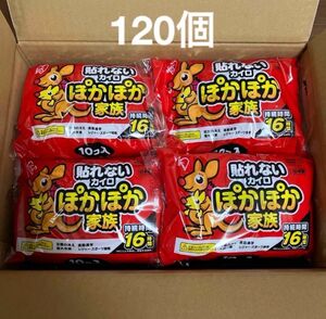 貼れないカイロ　120コ入　日本製　 アイリス