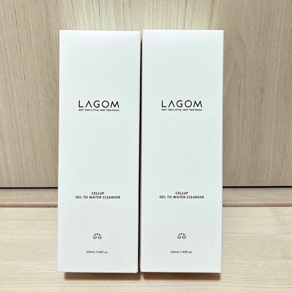 【 新品 】 LAGOM ラゴム　ジェルトゥウォータークレンザー 220ml 2個セット