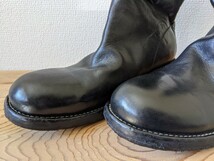 極美品 guidi 788 バックジップブーツ 41 26cm程度 黒 ベビーカーフ グイディ アルチザン エクセラ_画像4