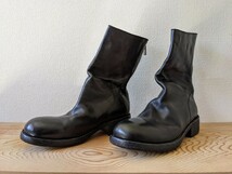 極美品 guidi 788 バックジップブーツ 41 26cm程度 黒 ベビーカーフ グイディ アルチザン エクセラ_画像10