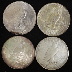 ピース 1ドル銀貨 12枚 まとめて おまとめ 銀貨 古銭 海外コイン 外国コインの画像7
