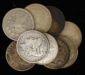 モルガン 1ドル銀貨 9枚 まとめて おまとめ アメリカ銀貨 銀貨 古銭 海外コイン 外国コイン