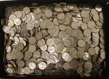 アメリカ硬貨 25セント 1000枚 まとめて おまとめ 大量 アメリカコイン 海外コイン 外国コイン 古銭 コイン 硬貨_画像1