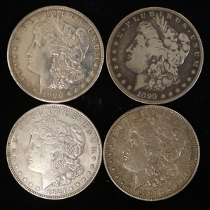 モルガン 1ドル銀貨 9枚 まとめて おまとめ 銀貨 古銭 コイン 硬貨 海外コイン 外国コインの画像2