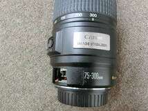 ★☆31407　Canon ZOOM LENS EF 75-300mm 1.5m/4.9ft 望遠レンズ　ジャンク　部品取れ☆★_画像4