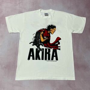 80s AKIRA アキラ 金田 アニメ White Tシャツ 1988 L