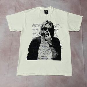 NIRVANA KURT COBAIN カートコバーン purple Tシャツ XLサイズ