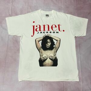 90s JANET JACKSON ジャネットジャクソン White XL