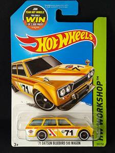 Hot Wheels HW WORKSHOP '71 DATSUN BLUEBIRD 510 WAGON ホットウィール 1971 ダットサン ブルーバード 510 ワゴン ニッサン 日産 