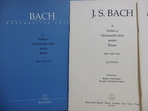 △楽譜 Barenreiter BACH 6 Suites A Violoncello Solo senza Basso BWV1007-1012 バッハ チェロ ソロ_画像2