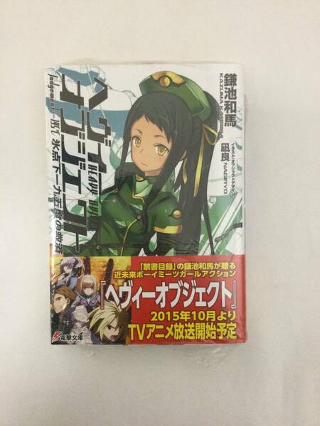 24AN-029 未使用品 本 書籍 ヘヴィーオブジェクト 氷点下一九五度の救済 鎌池和馬 電撃文庫