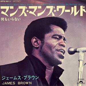 7inch■SOUL/JAMES BROWN/It's A Man's Man's Man's World/何もいらない/DPQ 6911/美盤/MONO録音/RARE/レア/EP/7インチ/45rpm