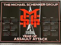 LP■HR/HM//The Michael Schenker Group/Assault Attack/WWS 81520/帯付 Obi/美品美盤/カレンダー付/マイケル シェンカー グループ_画像3