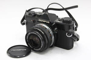 Y450 オリンパス Olympus OM-1 N ブラック OM-System G.Zuiko Auto-W 35mm F2.8 ボディレンズセット ジャンク