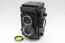 Y575 テクサ Texer Auto Mat 75mm F2.8 F3.5 二眼カメラ ジャンク_画像1