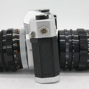 Y634 キャノン Canon Canonflex RM Super-Canomatic Lens R 58mm F1.2 35mm F2.5 フィルムカメラボディ レンズ2個セット ジャンクの画像3