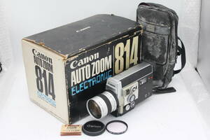 Y678 【元箱付き】 キャノン Canon Auto Zoom 814 Electronic Zoom Lens C-8 8ミリフィルムカメラ ジャンク